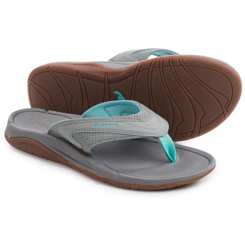 Simms Women's Fishing Atoll Sandals / Flip-Flops - Vegan Leather Multi  Color NEW | eBay