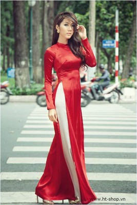 red ao dai