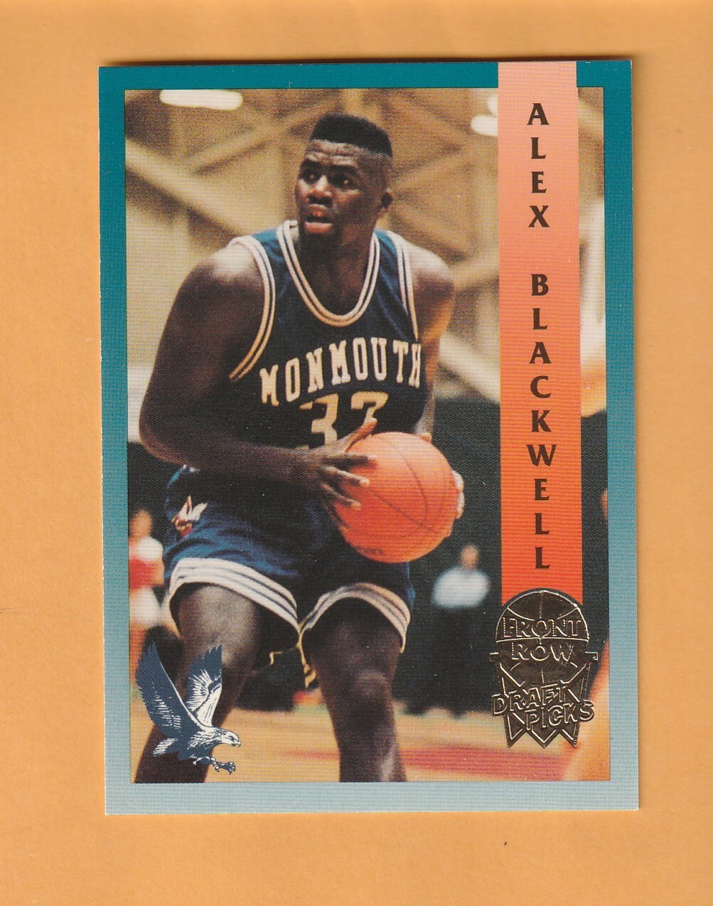 FILA Alex Blackwell Monmouth Hawks 1992 Front Row G #8 Toms River New Jersey 5H