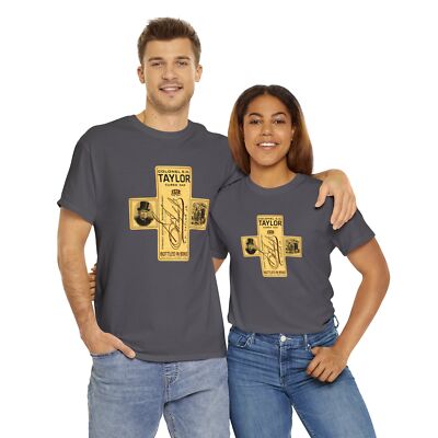 NEW Colonel E H Taylor Bourbon Label Unisex Heavy Cotton Tee