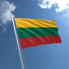 Lithuania Flag 5' x 3' Lithuanian National Flags Europe Banner Polyester Eyelet