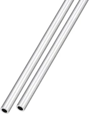 METALLIXITY 6063 Aluminum Tube (5Mm OD X 3Mm ID X 300Mm L) 2Pcs, Aluminum round 