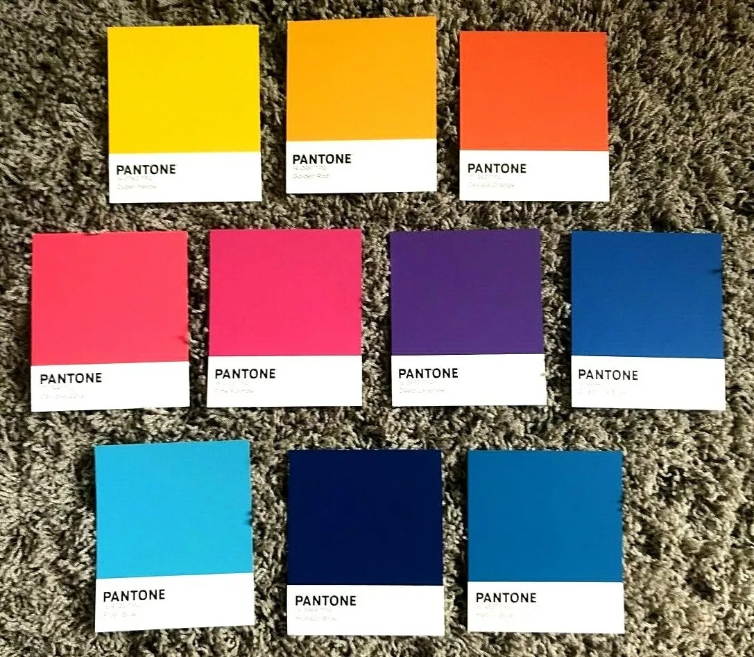 Paint sample cards deals