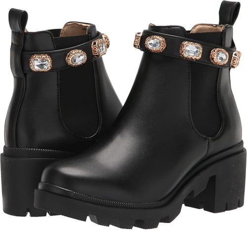 STEVE MADDEN AMULET Boots Black New | eBay