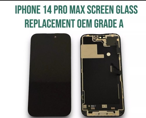 iPhone 14Pro MAX - Ecran de remplacement écran OLED numériseur LCD - OEM - Fonctionne