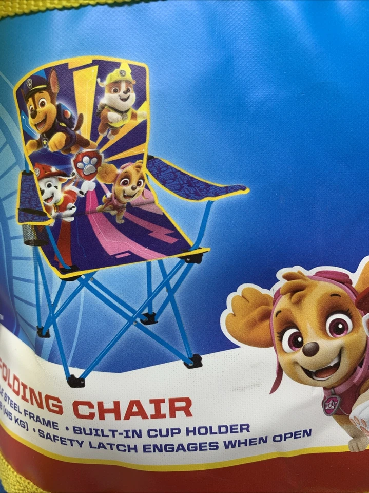 Nickelodeon PAW PATROL Fold & Go Chair - Beach Pool Camping Indoor Outdoor NEW - Image 2 of 2