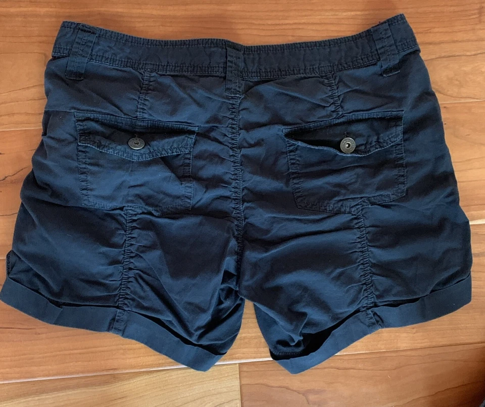 Pantalones Cortos Carga Informales Bongo Niñas Junior Talla 7 Negros Foto 2 de 4