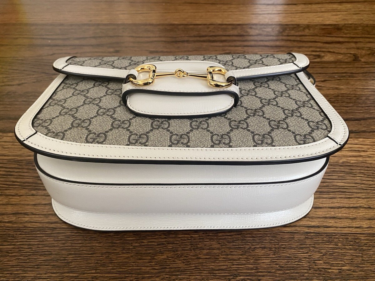 【GUCCI 】Horsebit Nappa Slim Shoulder Bag GREAT WHITE Buy Gucci Horsebit Slim Shoulder Bag 'Great White' - 764191