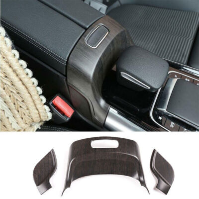 Oak Wood Grain Console Armrest Box Switch Cover For Benz GLB 200 250 2020-2023