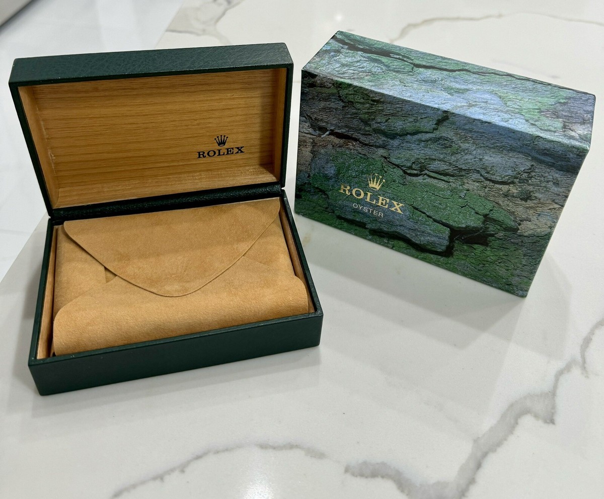 Authentic ROLEX Explorer i 14270 Watch Box COMPLETE SET Holder