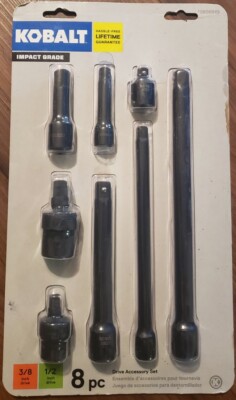 New Kobalt 8 Drive Accessory Set 80730 Impact Ready Free Shpping Great Gift Idea