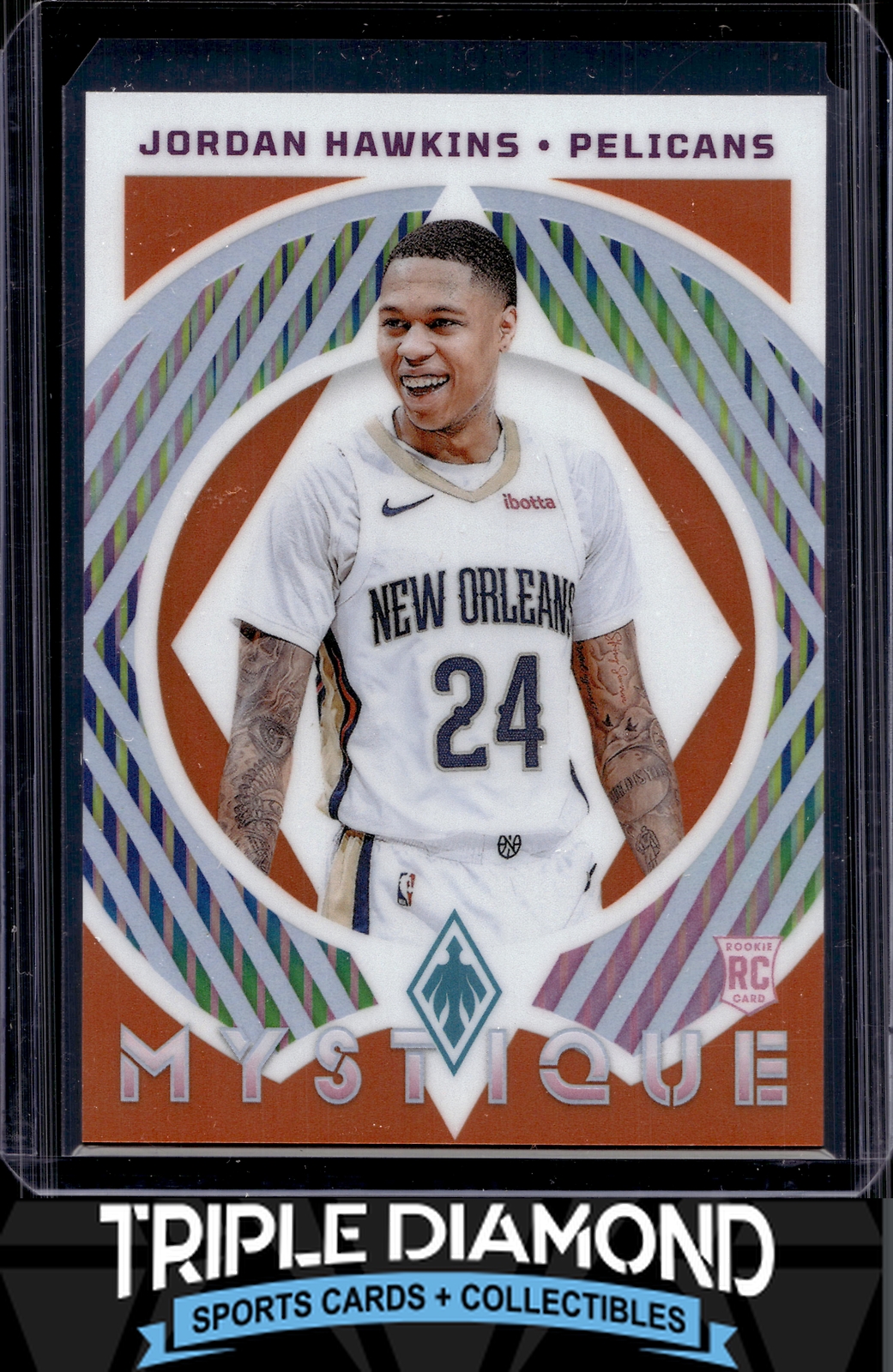 2023-24 Panini Phoenix Jordan Hawkins Rookie Mystique Orange #35/49 E620