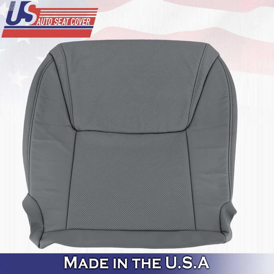 Parte inferior del conductor de cuero para Lexus LX570 2008 a 2011 con cubierta de asiento Perf gris oscuro Foto 4 de 4