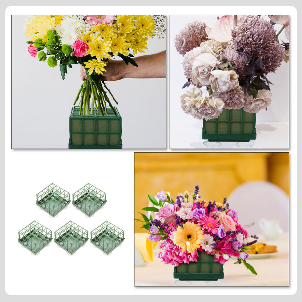 JEUIHAU Blumenkäfig Aus Schaumstoff - Praktische Halter Für Blumenarrangements