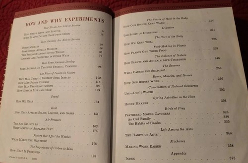 1949 The How and Why Experiments - Scientific Living Series VTG Hardcover - Picture 4 of 8