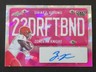 Zonovan Knight 2022 Leaf Metal Draft Bound Pink Ice Autograph Football Card 3/10