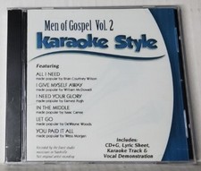 Men Of Gospel Vol. 2 Karaoke Style CD  G, Sealed, Daywind