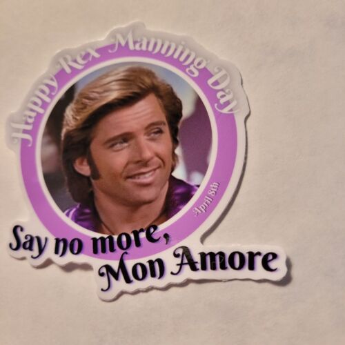 STKR059 Happy Rex Manning Day - Say No More Mon Amore - Empire Records Sticker - Picture 3 of 4