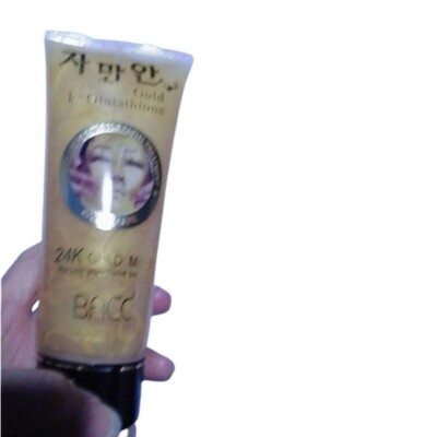 3X 24K Gold Mask L-Glutathione Cream Facial Dark Spot Beauty Secret 220  ml+Track