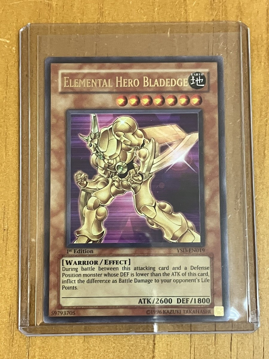 YSD-EN019 Elemental Hero Bladedge Ultra Rare 1st Edition Yugioh