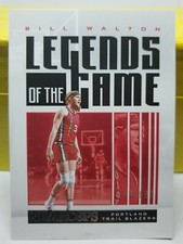 2020-21 Panini NBA Hoops Legends Of The Game Bill Walton #'d 646/699