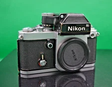 Nikon F2 Photomic Silver w DP-1 Photomatic Finder 35mm SLR Film Camera Body