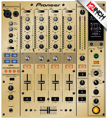 Pioneer Djm 800 Skin Brushed Gold Ebay