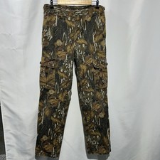 Vintage 90s Mossy Oak Fall Foliage Camo Cargo Pants Size Medium