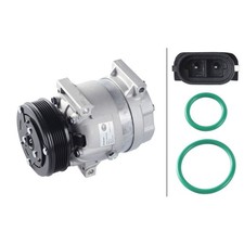 Klimakompressor 12 V Ø 120 HELLA passend für u.a. OPEL VIVARO