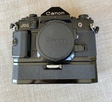 Canon A-1 35mm SLR Film Camera Body with Canon Power Winder