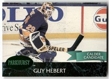 1992-93 Parkhurst #386 Guy Hebert Emerald Ice St. Louis Blues Rookie