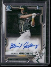 2021 Bowman Chrome #CPA-MG Michael Guldberg Prospect Autographs