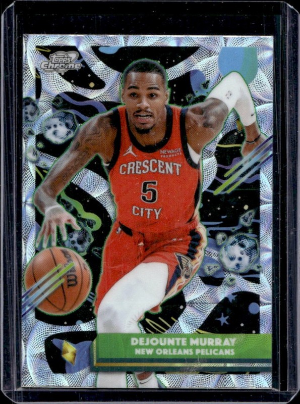 2025-26 Topps Cosmic Chrome Dejounte Murray Nucleus Refractor #45 Pelicans