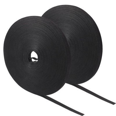 50m Hook and Loop Cable Ties 10mm Wide Hook and Loop Tape Double Sided Resealable Kl...