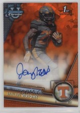 2023 Bowman U Chrome Sapphire Edition Orange 9/25 Jaylen Wright #PA-JWR Auto 3hd