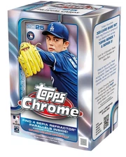 2025 Topps Chrome Baseball Factory Sealed Blaster Box