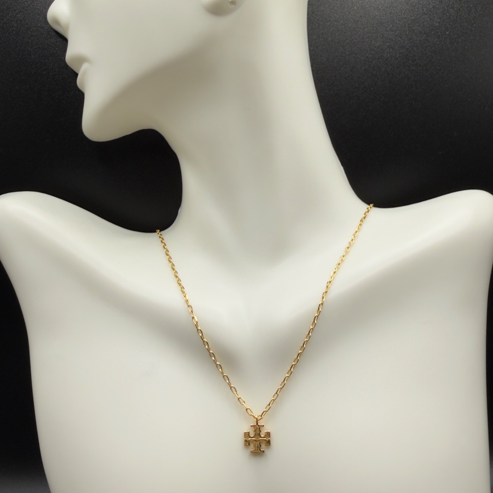 Tory Burch Icon Pendant Necklace | New | Full Packaging thumbnail 3