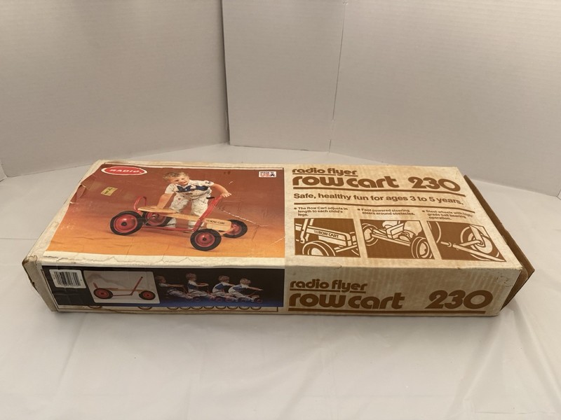 Vintage 1970s/1980s Radio Flyer #230 Row Cart New In Box