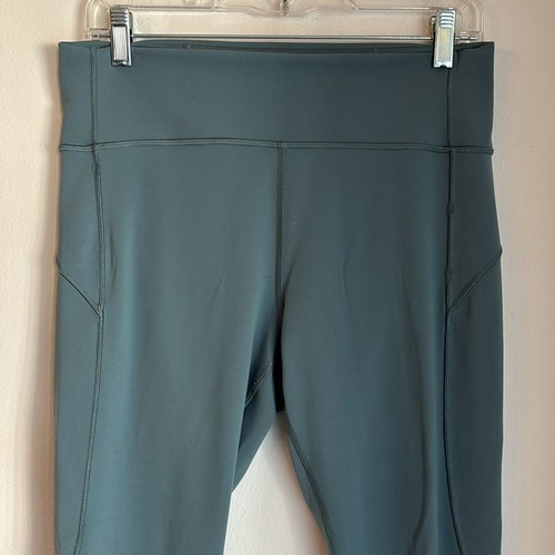 Lululemon In Movement 7/8 Tight Women’s Everlux 25" Blue gray Leggings size 12 - Picture 2 of 10