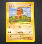 Vintage Pokemon TCG Diglett 47/102 Base Set 1999 WOTC shadowless