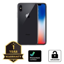 Apple iPhone X - 256 GB - Space Gray (GSM Unl...