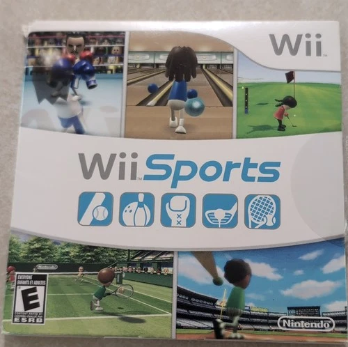 New ListingNintendo Wii Sports Multiplayer Game with Manual Boxing Bowling Tennis Golf 2006