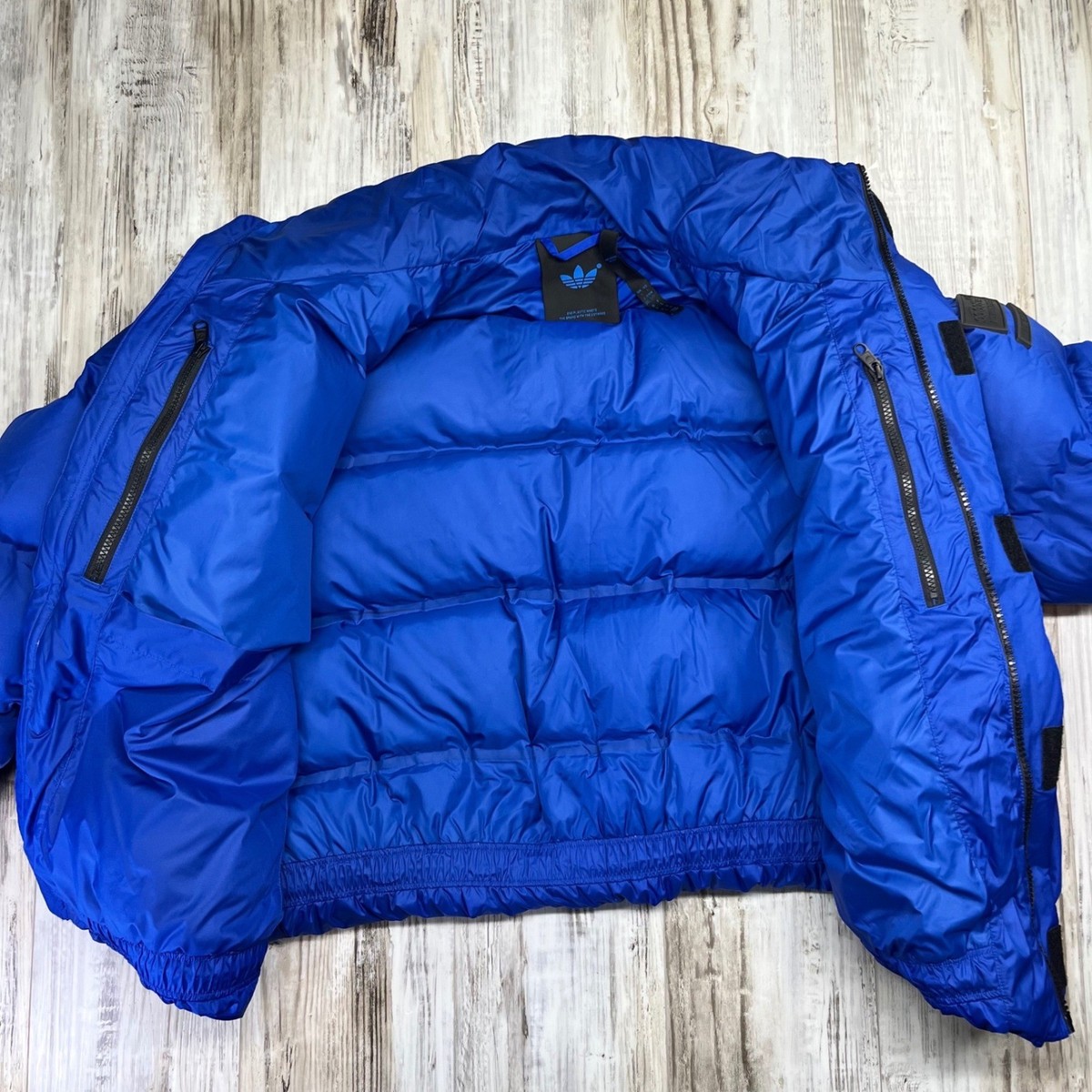Adidas Adventure Blue Version Puffer Jacket Mens Large Cobalt Blue