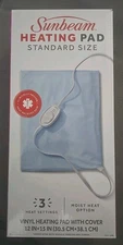 Sunbeam Heating Pad - Standard Size 12in X 15in - 3 Heat Settings
