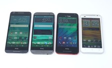 Lot of 4 Working HTC Android Smartphones - Desire 625 / One M8 / Desire 612