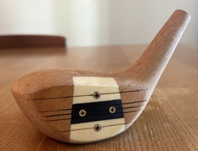Spectrum Tour Model Persimmon Wood Driver Raw Head Only RH Beautiful Grain!