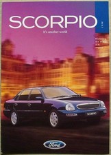 FORD SCORPIO Car Sales Leaflet Brochure June 1996 #FA1295