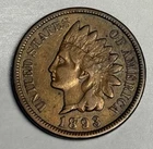 XF 1893 Indian Head Cent (cleaned), IHC Coin