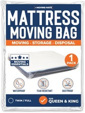 Queen King Mattress Bag Moving Storage Plastic Bed Cover Protector 78x104