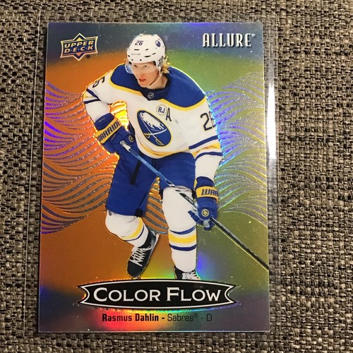2024-25 UD Allure Color Flow Orange-Yellow Rasmus Dahlin | eBay